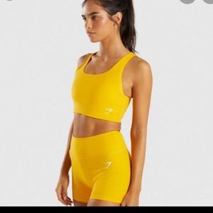 SOLD✨Gymshark citrus dreamy bra / shorts SET 🍋